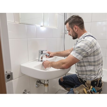 התקנת כיור אינטגרלי לחדרי אמבטיה ושירותים
