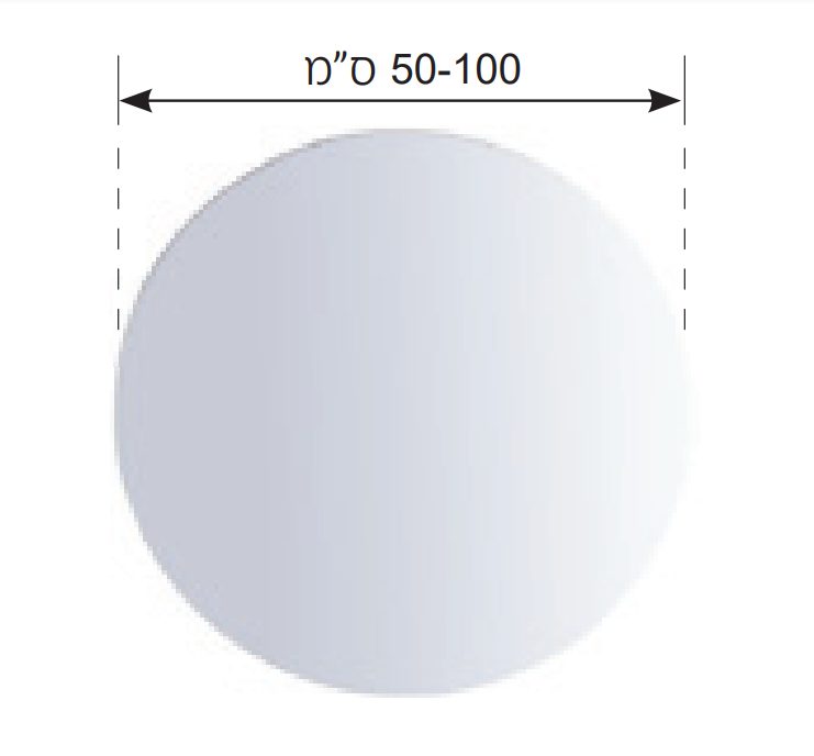 מראה עגולה מרחפת