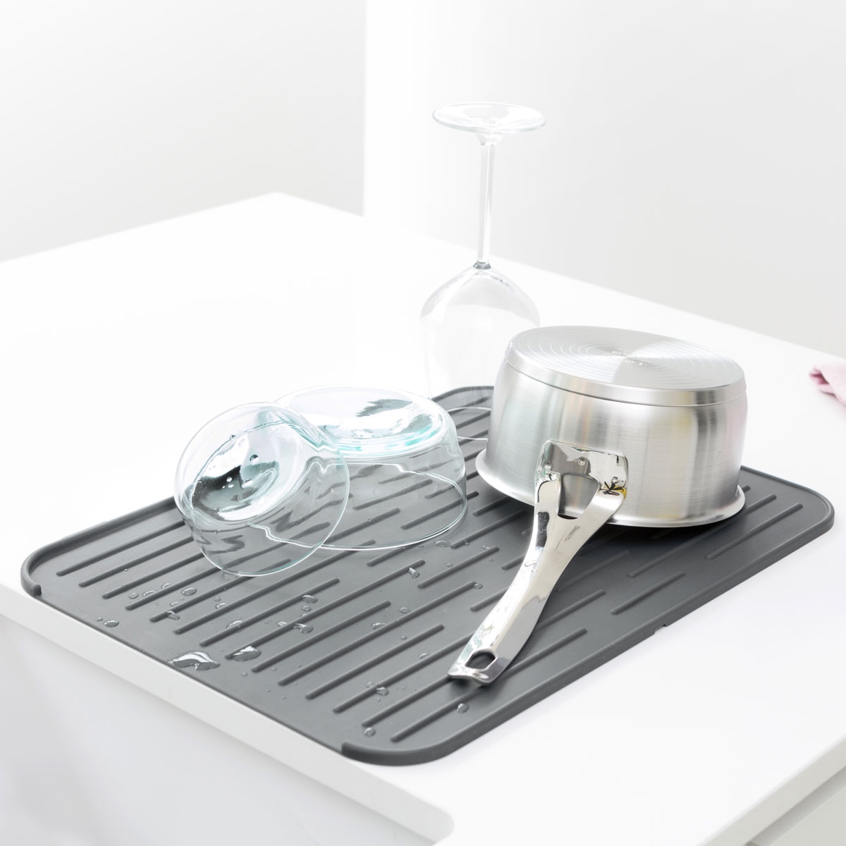 משטח לייבוש כלים סיליקון - Brabantia - דגם Y-117442