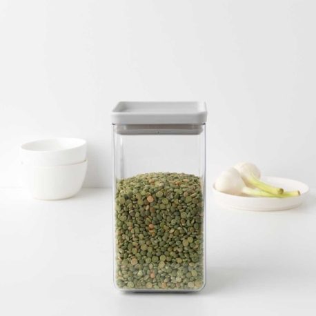מיכל אחסון פלסטיק שקוף 1.6 ליטר Brabantia - ללא BPA