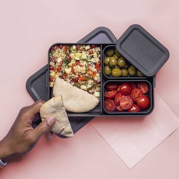קופסת אוכל Bento גדולה 2 ליטר Make & Take פלסטיק ללא BPA Brabantia