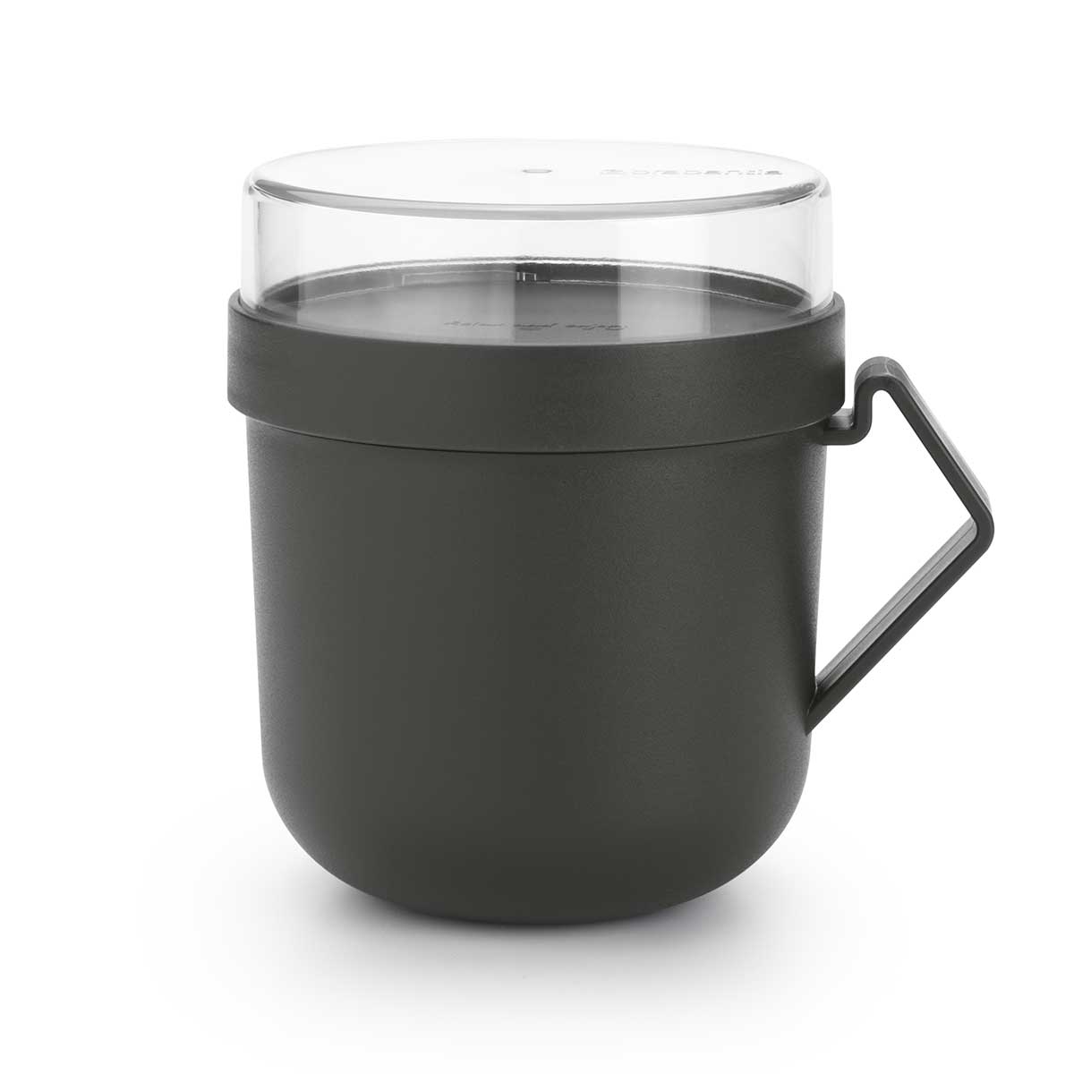 כוס למרק 0.6 ליטר Make & Take פלסטיק ללא BPA Brabantia עם מכסה שקוף לתוספות