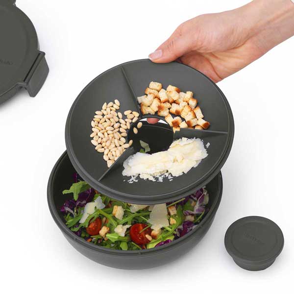קערה לסלט 1.3 ליטר Make & Take פלסטיק ללא BPA Brabantia דגם Y-206344