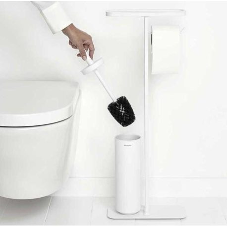 מעמד לנייר טואלט, מברשת אסלה שיער חדש- באטלר Brabantia MindSet